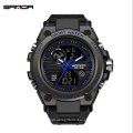 2019 New SANDA 739 Sports Men's Watches Top Brand Luxury Military Quartz Watch Men Waterproof Clock relogio masculino